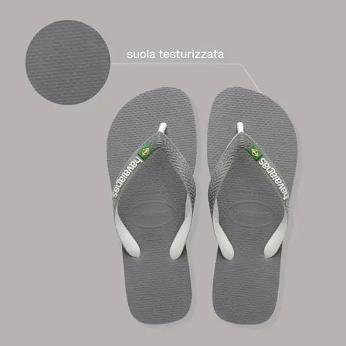 Havaianas - Brasil Mix, Infradito Comode, Resistenti e Leggere con Suola Antiscivolo, Unisex Adulti miniatura 3