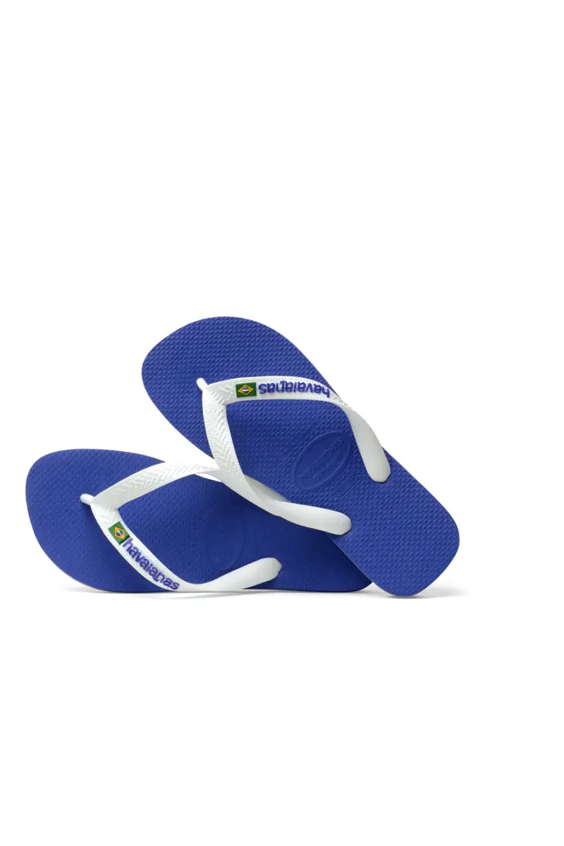 Ciabatte Infradito Havaianas Brasil Logo Blu [BLUE] miniatura 3