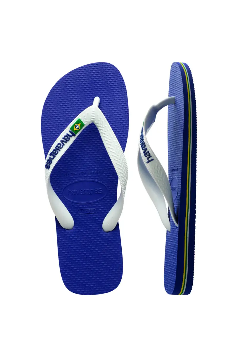 Ciabatte Infradito Havaianas Brasil Logo Blu [BLUE] miniatura 4