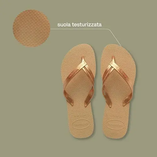 Havaianas - Elegance, Infradito Eleganti, Durevoli e Confortevoli con Cinturini alla Moda e Suola Antiscivolo, Donna miniatura 3