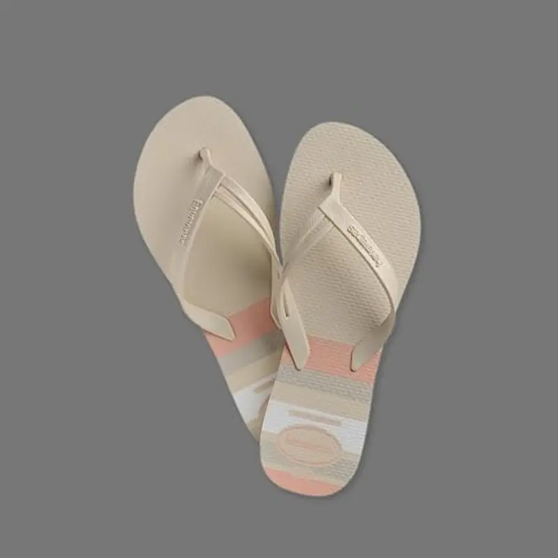 Havaianas - Elegance Print, Infradito Eleganti, Durevoli e Confortevoli con Cinturini alla Moda e Suola Antiscivolo, Donna, Beige, 33/34 EU miniatura 2