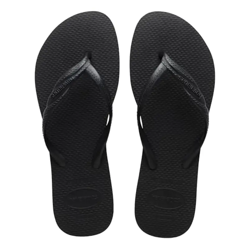Havaianas - Fantasia, Infradito Da Donna Comode, Resistenti Ed Eleganti, Cinturini Metallici Con Incrocio Laterale, Per Donna, Nero, 35/36 EU