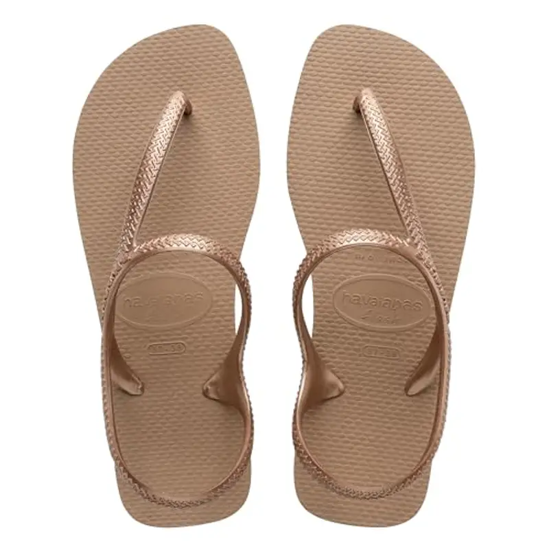 Havaianas - Flash Urban, Sandali Comodi, Eleganti E Versatili, Chiusura Alla Caviglia, Cinturini Incrociati Metallizzati, Donna