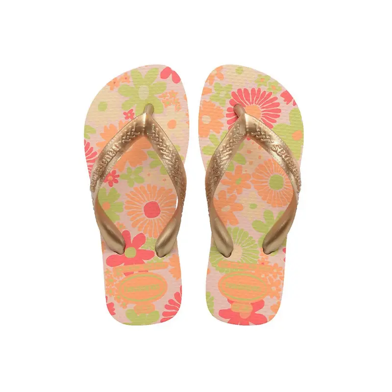 Flores Beige - Infradito Mare Bambina BRASIL 33/34 - EUR 35/36