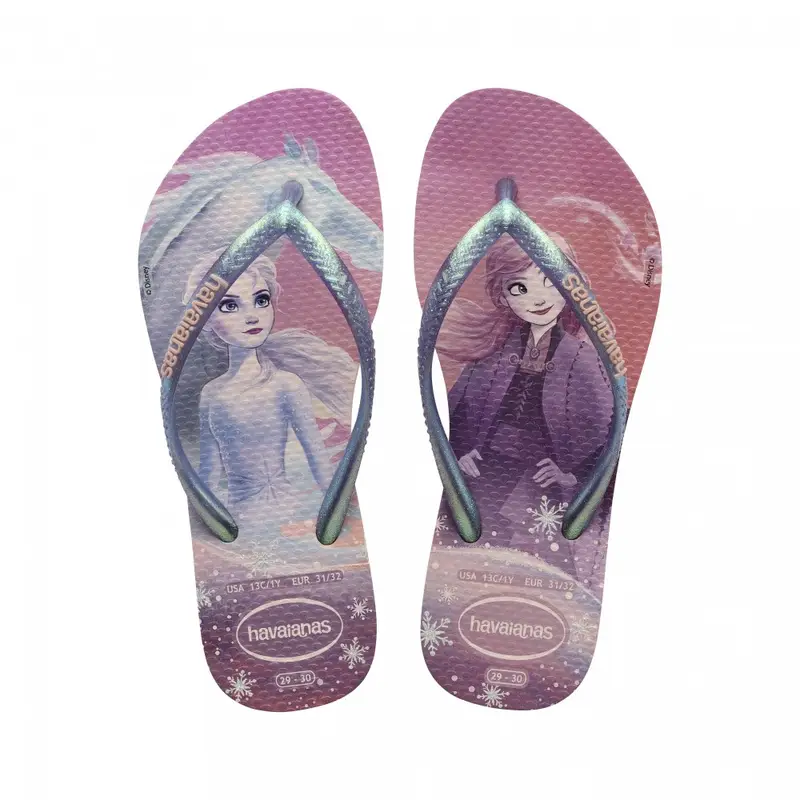 Frozen Viola - Infradito Mare Bambina BRASIL 31/32 - EUR 33/34