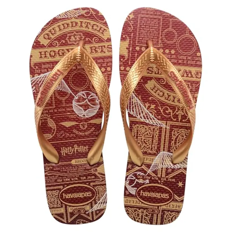 Havaianas - Harry Potter, Infradito Comode, Resistenti E Leggere, Suola Con Elementi Iconici, Unisex Adulti