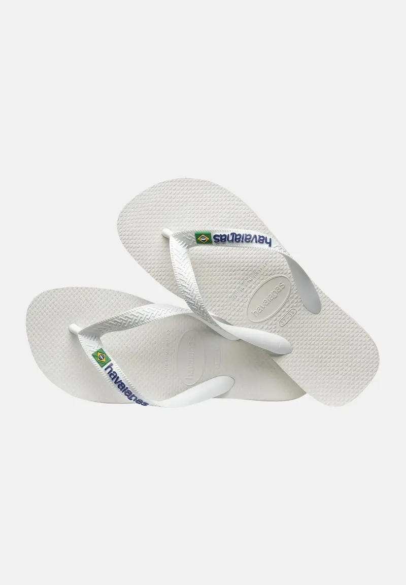 HAVAIANAS Infradito Brasil bianco per uomo e donna miniatura 2