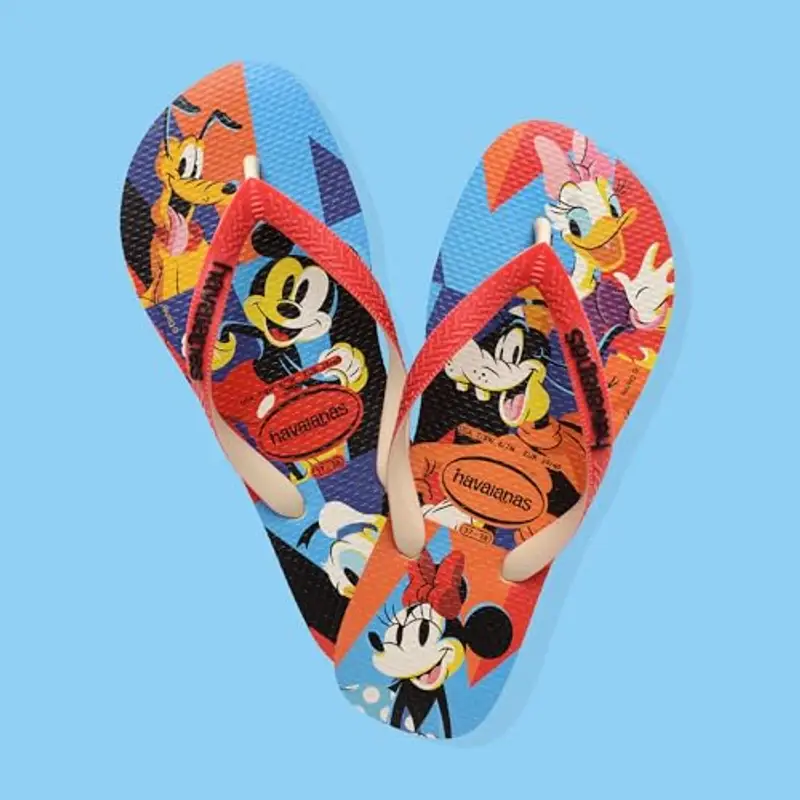 Havaianas - Infradito Disney Eleganti, Comode, Leggere E Resistenti, Disegni Disney E Pixar, Cinturini Larghi, Unisex miniatura 2