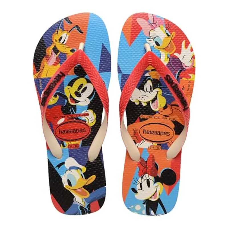 Havaianas - Infradito Disney Eleganti, Comode, Leggere E Resistenti, Disegni Disney E Pixar, Cinturini Larghi, Unisex Adulti