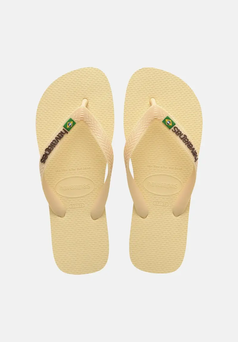 Infradito Havaianas Brasil Logo crema per uomo e donna