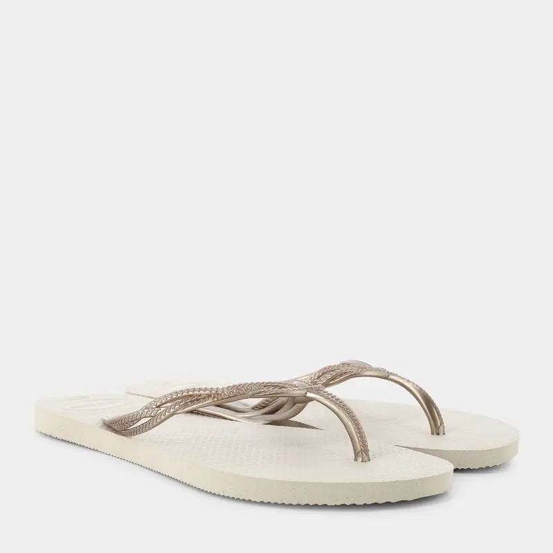 Infradito Havaianas da Donna, beige miniatura 2