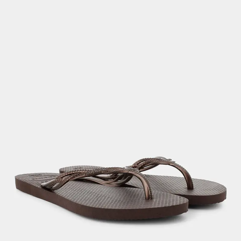 Infradito Havaianas da Donna, marrone miniatura 2