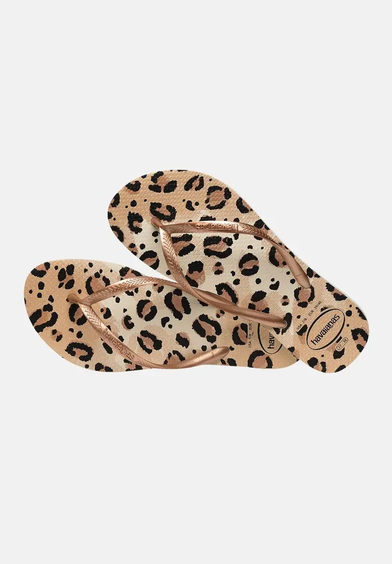 HAVAIANAS Infradito Havaianas Slim Animals beige da donna miniatura 2