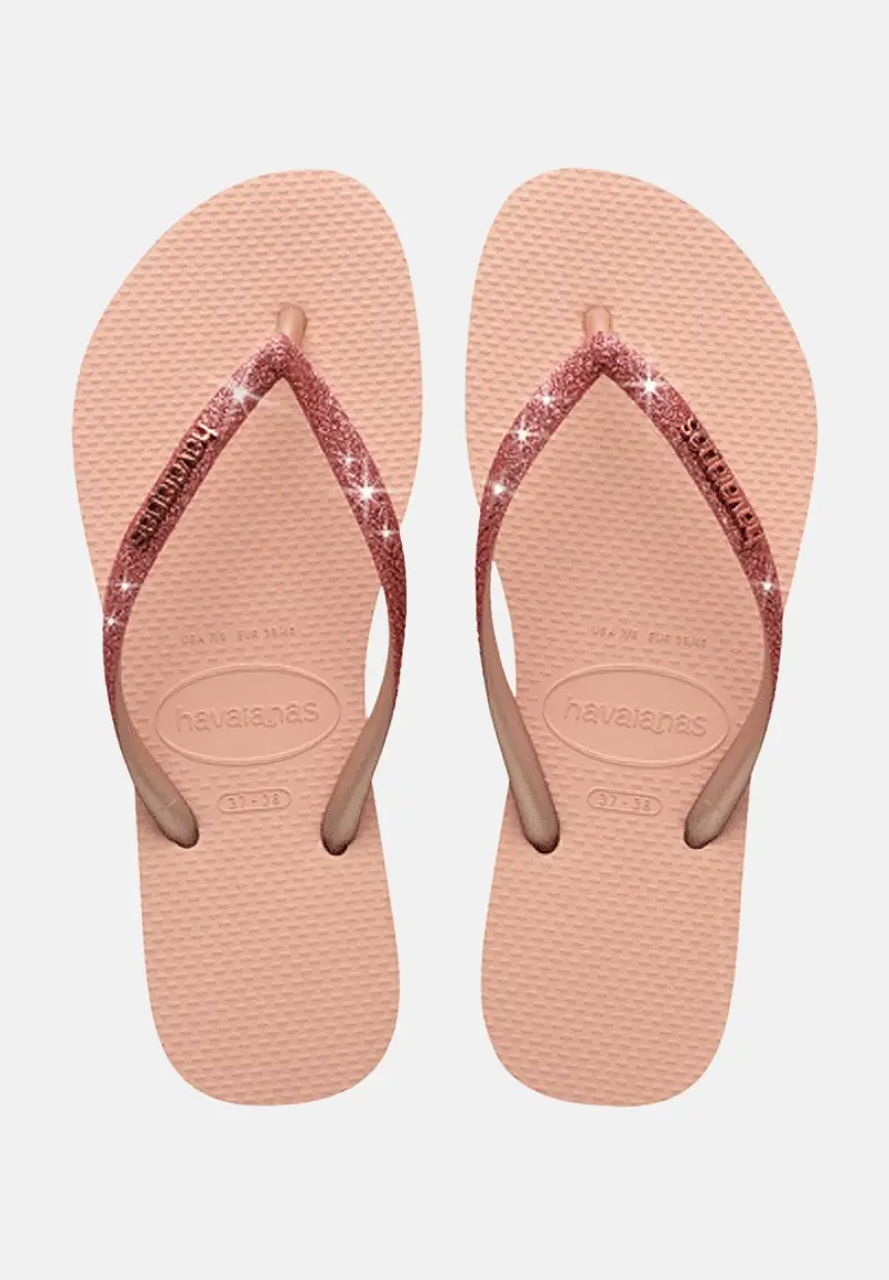 HAVAIANAS Infradito Havaianas Slim Glitter II rosa da donna