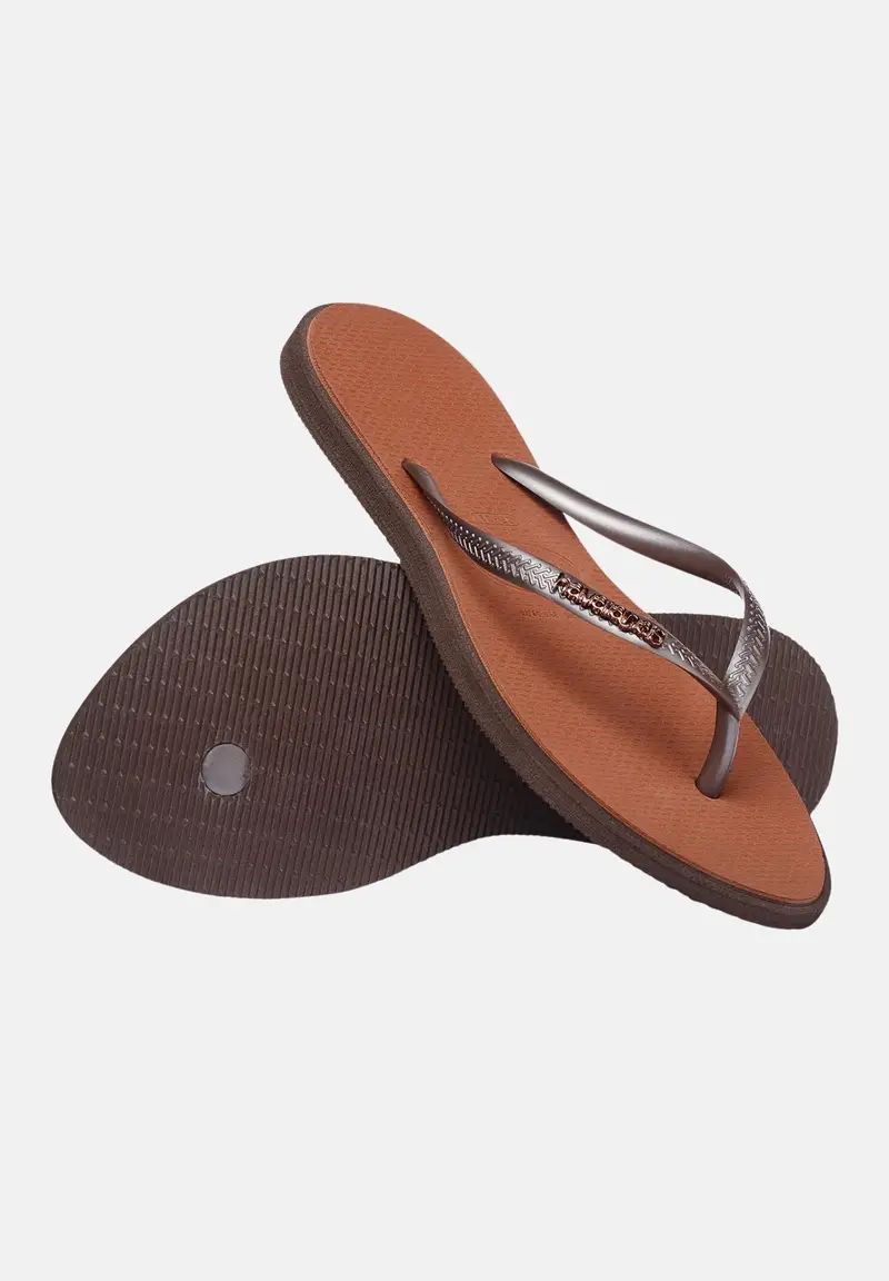 HAVAIANAS Infradito Havaianas Slim Point marroni da donna miniatura 2