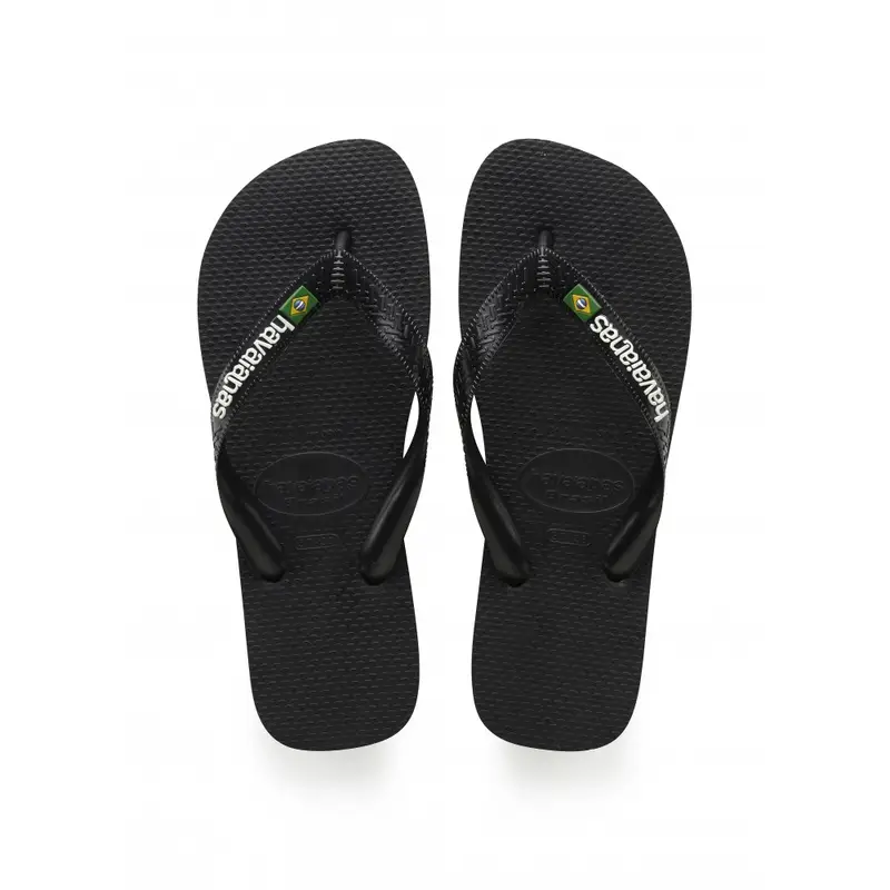 Infradito Mare Brasil Logo Nero Unisex BRASIL 39/40 - EUR 41/42