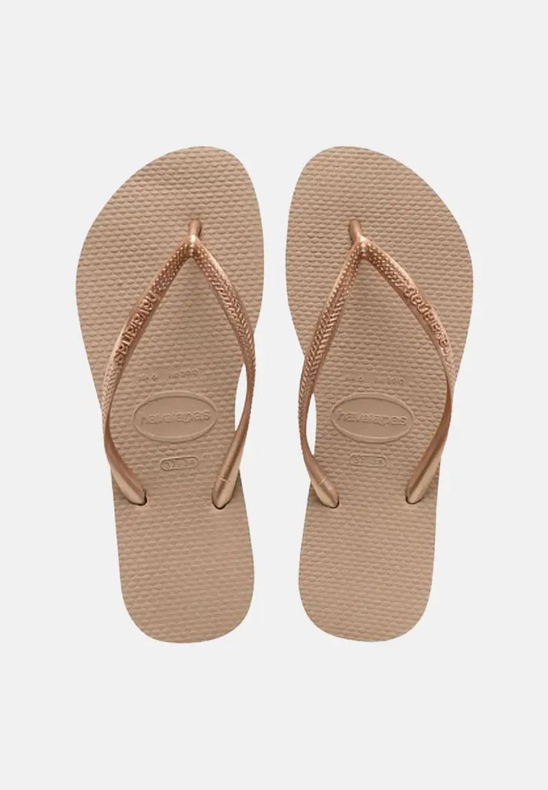 HAVAIANAS Infradito rose gold da donna Slim