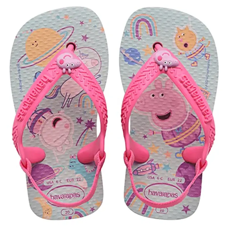 Havaianas Infradito unisex Baby Peppa Pig Ballet Rose, 20 EU