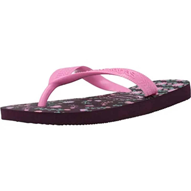 Havaianas - Kids Flores, Infradito, Bambine e ragazze, Viola Aubergine 2967, 29/30 EU