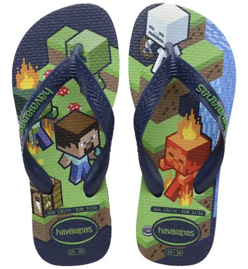 Kids Minecraft - infradito - bambino Blue