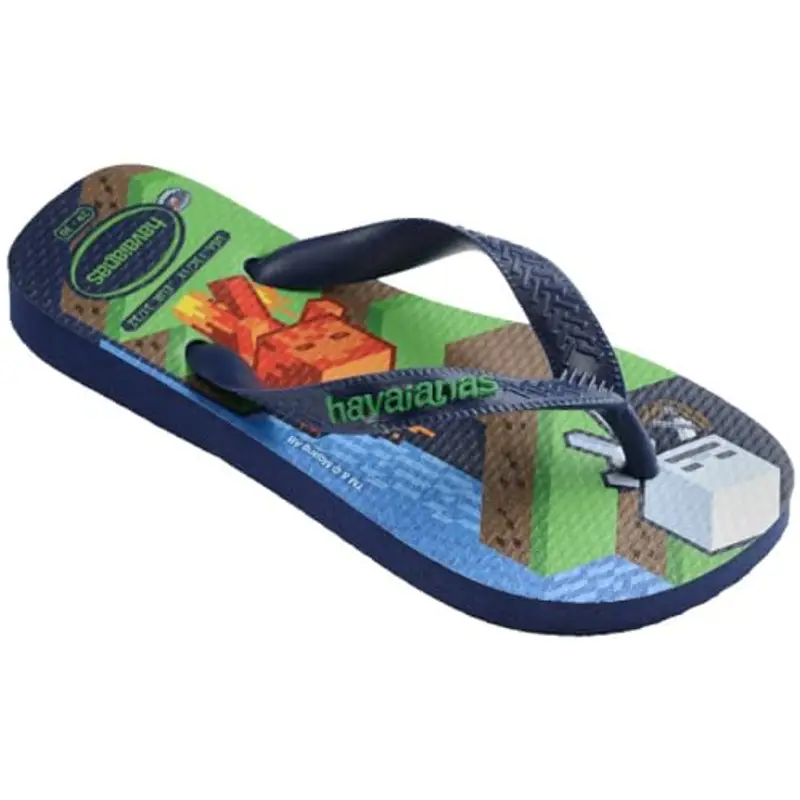 Havaianas Kids Minecraft - Infradito Ragazzi, Navy Blue miniatura 2