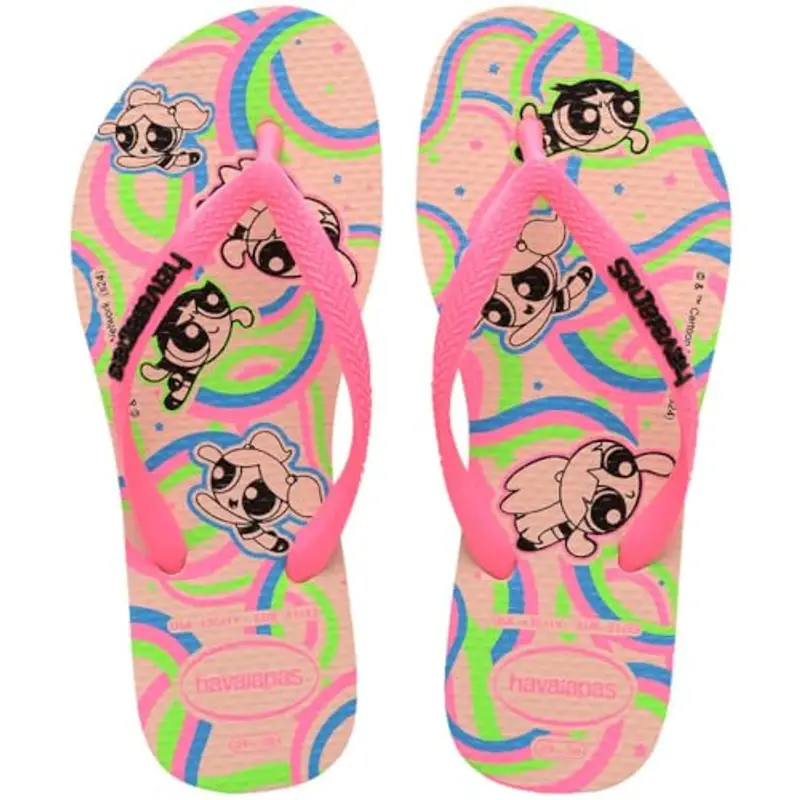 Havaianas Kids Slim Powerpuff Girls, Infradito Bambine, Ballet Rose, 25/26