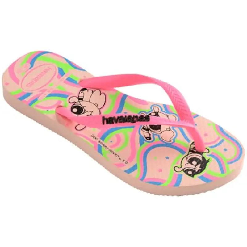 Havaianas Kids Slim Powerpuff Girls, Infradito Bambine, Ballet Rose, 33/34 miniatura 2
