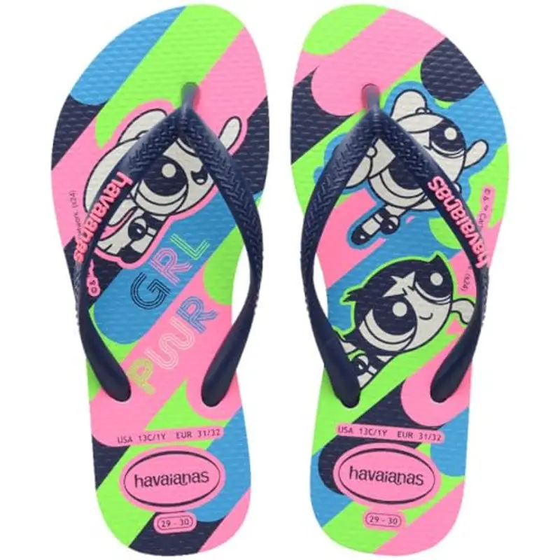 Havaianas Kids Slim Powerpuff Girls - Infradito Bambine, White,