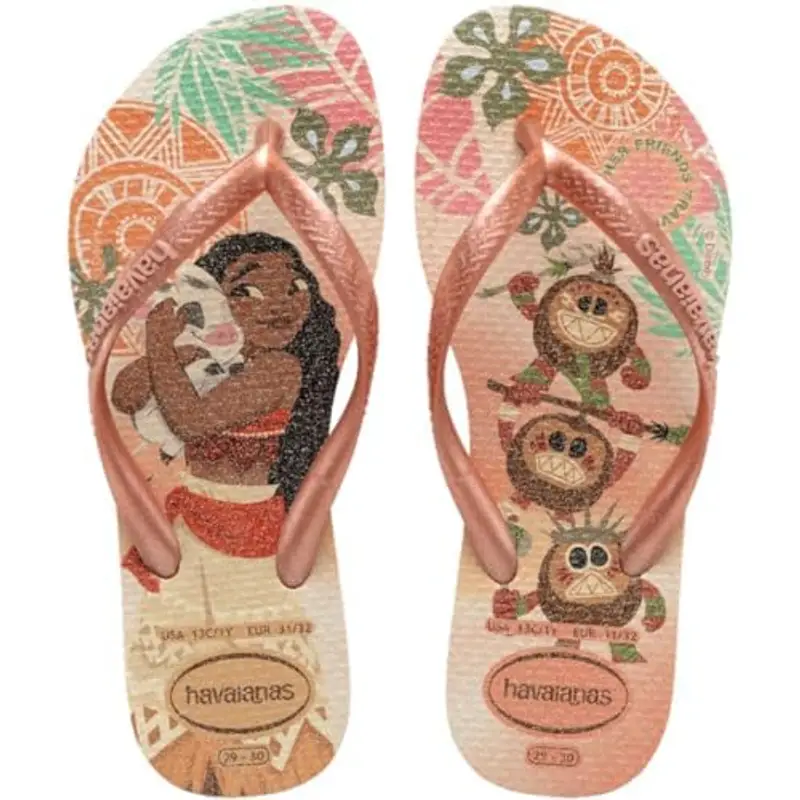 Havaianas Kids Slim Princess, Infradito Bambine, Pink Clay, 29/30