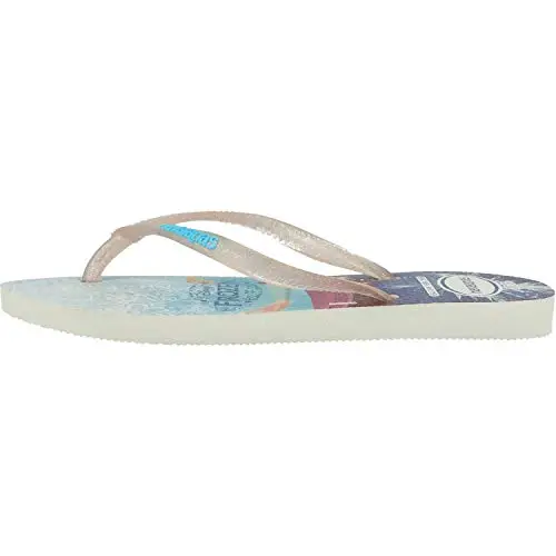 Havaianas Kids Slim Princess, Infradito da Bambina, Bianco (White 0001), 33/34 BR miniatura 2