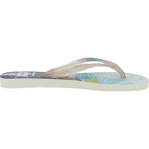 Havaianas Kids Slim Princess, Infradito da Bambina, Bianco (White 0001), 33/34 BR miniatura 3