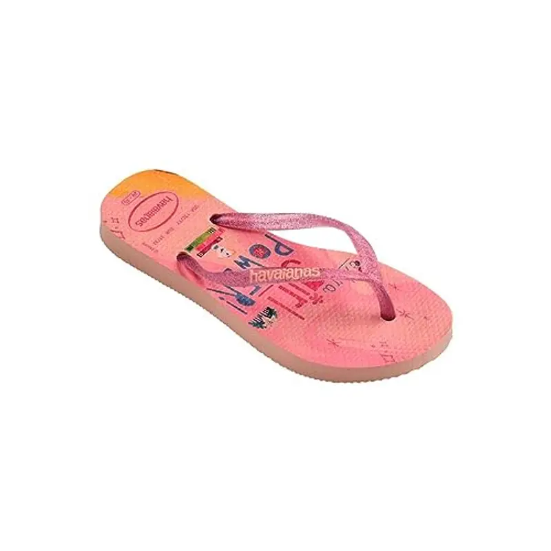 Havaianas Kids Slim Princess, Sandali Bambine e Ragazze, Ballet Rose, 2/2.5 UK Child miniatura 2