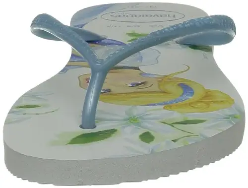 Havaianas, Kids Slim Princess, Sandali, Ragazza, Bianco (White/Blue), 35 miniatura 2