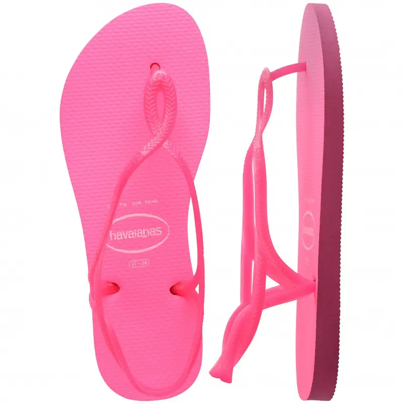 Luna Neon Rosa - Infradito Mare Donna BRASIL 39/40 - EUR 41/42