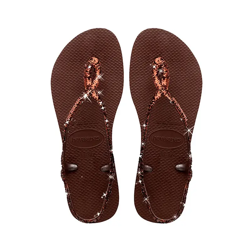 Luna Premium Marrone - Infradito Mare Donna BRASIL 41/42 - EUR 43/44