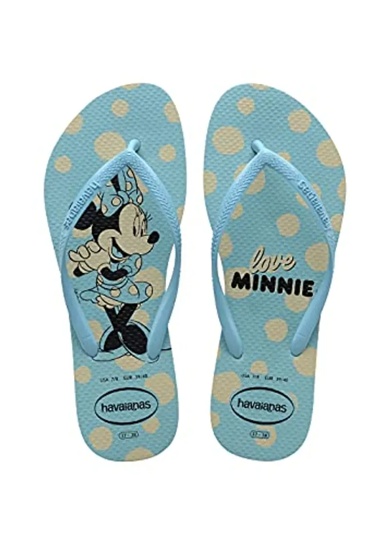 Havaianas Slim Disney, Infradito Donna, Blu, 33/34 EU
