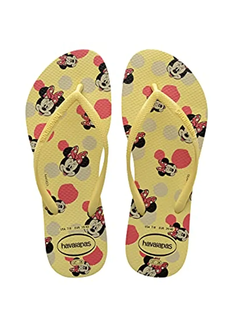Havaianas Slim Disney, Infradito Donna, Giallo (Limone Giallo), 33/34 EU