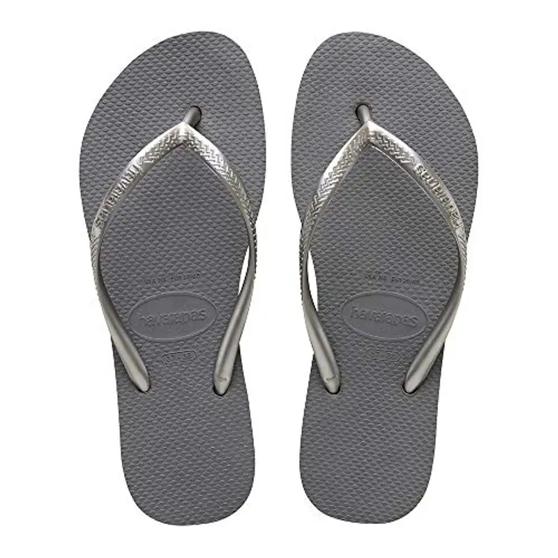 Havaianas Slim Flatform, Infradito Donna, Grigio Grigio Acciaio , 33/34 EU, Steel Grey