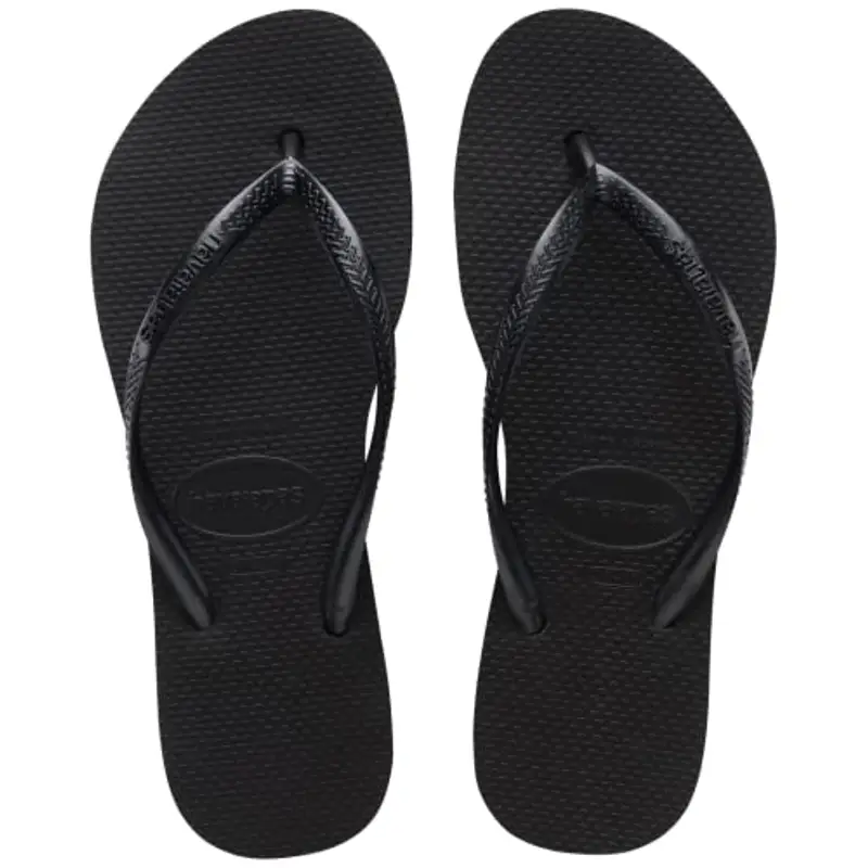 Havaianas Slim Flatform, Infradito Donna, Nero, 35/36 EU, Black miniatura 2