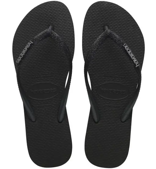 Slim Glitter II - infradito - donna Black