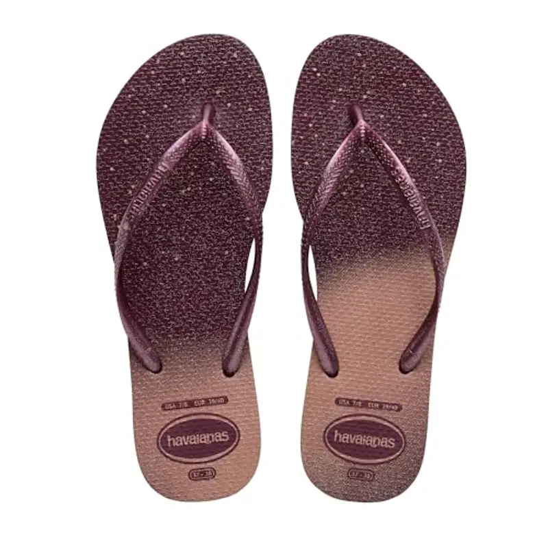 Havaianas - Slim Gloss, Infradito Eleganti, Resistenti e Versatili con un Tocco di Brillantezza, Suola Antiscivolo, Donna