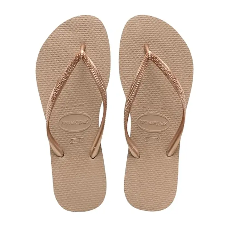 Havaianas - Slim, Infradito da Donna Eleganti, Resistenti e Versatili con Suole Strutturate per una Maggiore Aderenza e