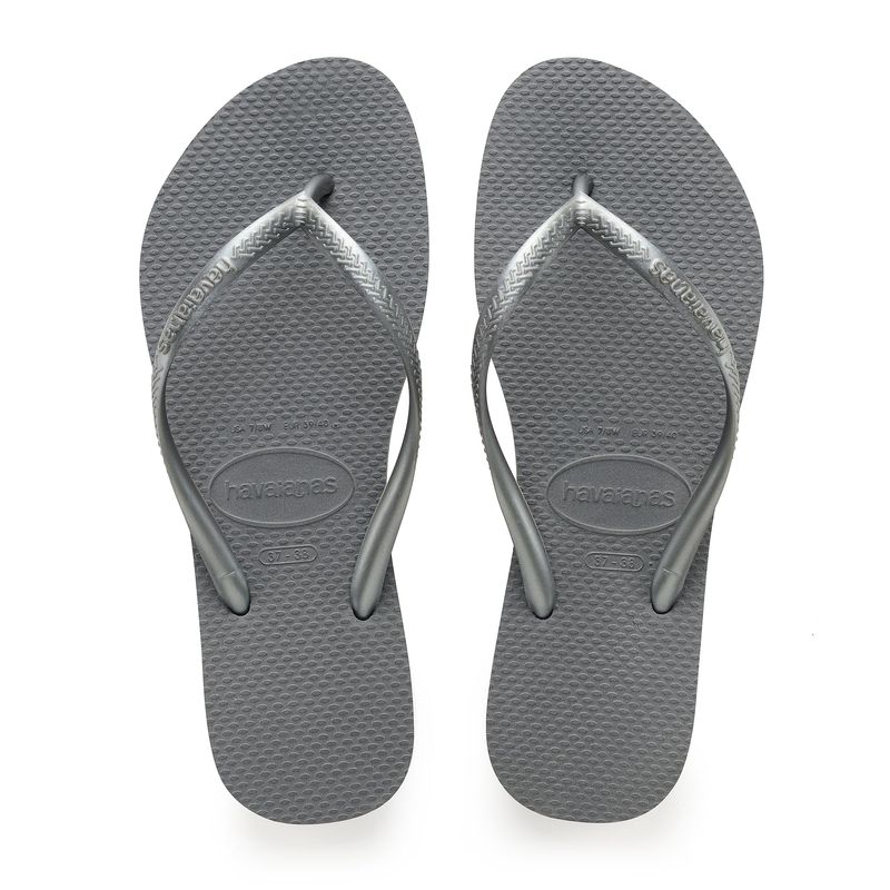HAVAIANAS - Infradito Slim Steel Grey - 41/42 EU