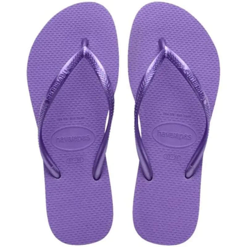 Havaianas Slim, Infradito Donna, Dark Purple, 39/40 EU