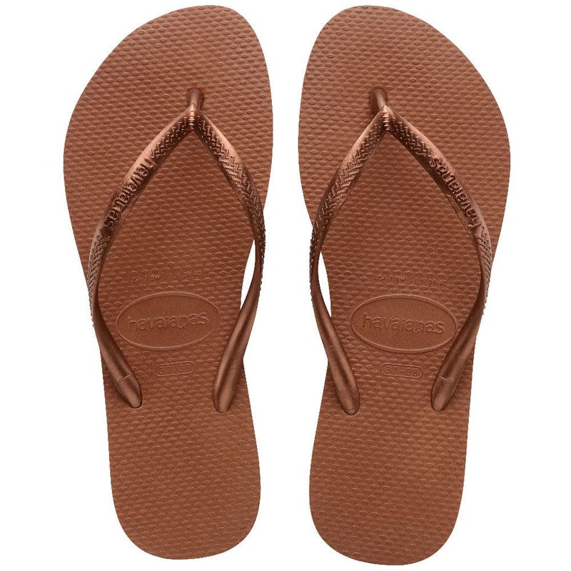 HAVAIANAS Infradito Slim Rust Metallic Copper 42 EU