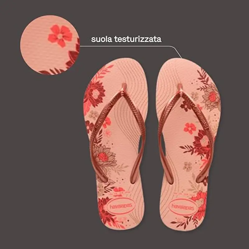 Havaianas - Slim Organic, Infradito da Donna Eleganti, Resistenti e Versatili con Suola Antiscivolo, Donna miniatura 3