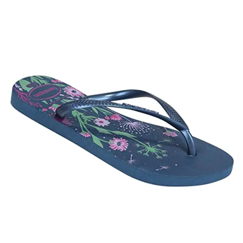 Havaianas Slim Organic, Infradito Donna, Comfy Blue, 33/34 EU miniatura 2