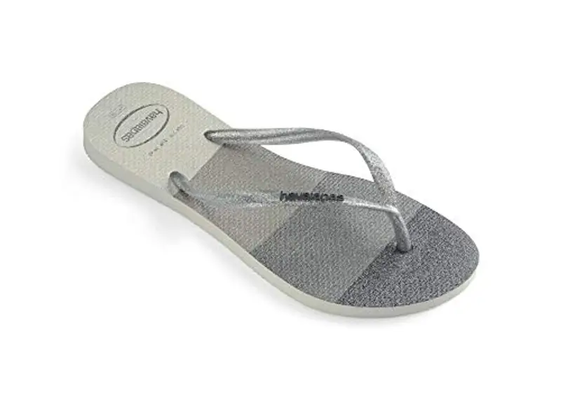 Havaianas Slim Palette Glow, Infradito, Donna, Bianco, 33/34 EU miniatura 2