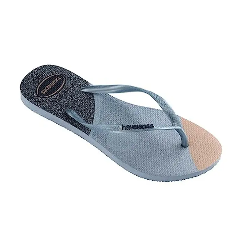 Havaianas Slim Palette Glow, Infradito, Donna, Blu Ashley Blue, 41/42 EU miniatura 2