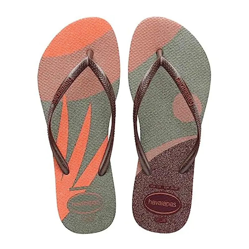 Havaianas Slim Palette Glow, Infradito, Donna, Rosa Crocus Rose, 33/34 EU